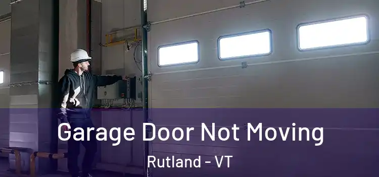  Garage Door Not Moving Rutland - VT