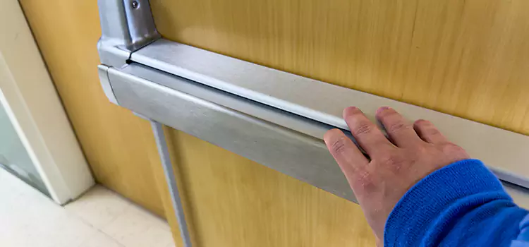 Installing a Push Bar on a Door Rutland